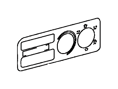 Toyota 81942-16330 Sheet, Heater Control Name