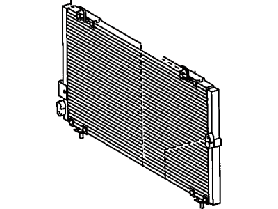 1997 Toyota Tercel A/C Condenser - 88460-16490