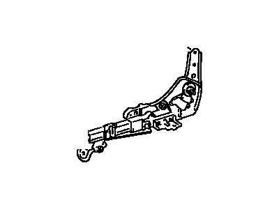 Toyota 72022-16180 Adjuster Sub-Assy, Front Seat, Inner LH