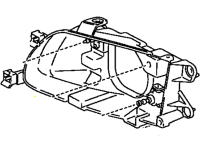 1995 Toyota Tercel Headlight - 81105-16550