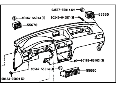 Toyota 55301-16091-B3