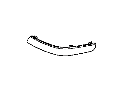 Toyota 52713-16050 Plug, Front Bumper Moulding