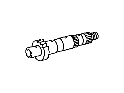 Toyota 36231-60050 Shaft, Transfer Output, Rear