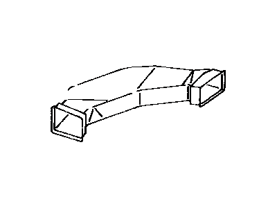 Toyota 55844-95D00 Duct, Heater To Register