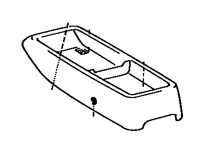 1997 Toyota Previa Center Console Base - 58811-28080-B0