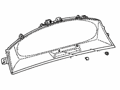 Toyota 83133-95D21 Plate, Combination Meter