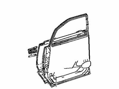 Toyota 67001-28051 Panel Sub-Assy, Front Door, RH