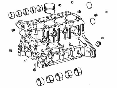 Toyota 11401-79507 Block Sub-Assy, Cylinder