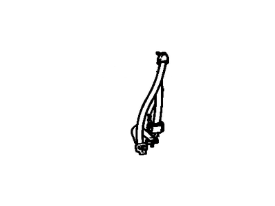 1994 Toyota Previa Seat Belt - 73360-28171-B2