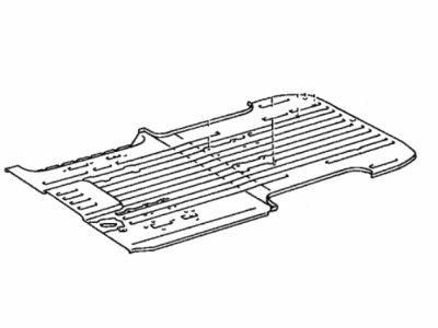 Toyota 58311-95D09 Pan, Rear Floor