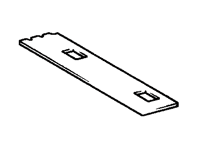 Toyota 58624-95D08 Pad, Center Floor Silencer