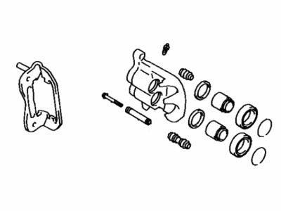 1991 Toyota Previa Brake Caliper - 47750-28200