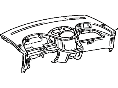 Toyota 55301-28150-B0 Panel Sub-Assy, Instrument