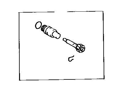 Toyota 33482-29075 Gear Sub-Assembly, SPEEDOMETER Driven