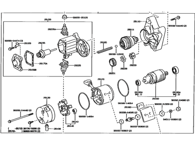 Toyota 28100-76091 Starter Assembly