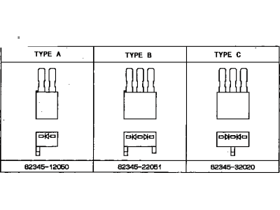 Toyota 82345-22051 Diode