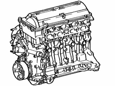 Toyota 19000-76041 Engine Assembly, Partial