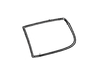 Toyota 68291-95D00 Weatherstrip, Back Door Glass