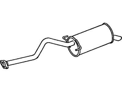 1991 Toyota Previa Exhaust Pipe - 17430-76010