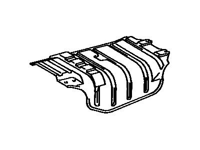 Toyota 58323-28020 INSULATOR, Rear Floor Heat