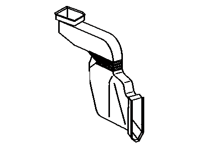 Toyota 55845-95D02 Duct, Heater To Register