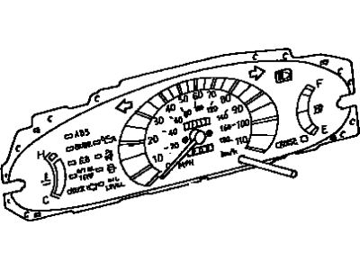 Toyota 83110-28410 Speedometer Assembly