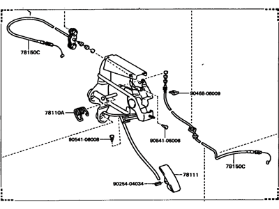 Toyota 78100-28070 Link Assy, Accelerator