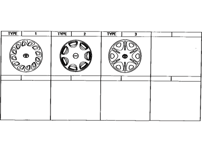 Toyota 42621-28061 Wheel Cap