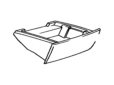 Toyota 74102-95D00-05 Box Sub-Assy, Front Ash Receptacle