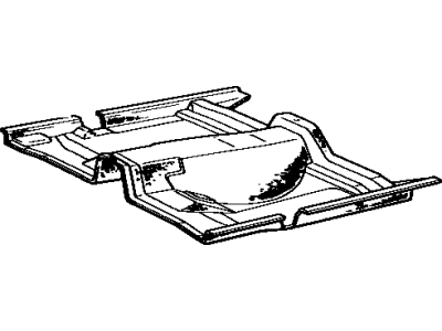 Toyota 58540-91267-01 Carpet Assembly, Floor, Rear