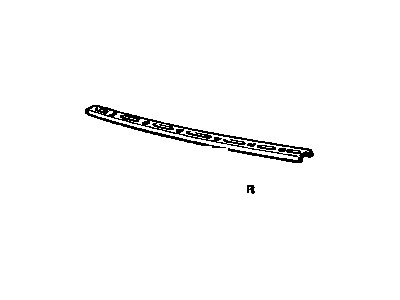 Toyota 52525-20011 Retainer, Front Bumper, Lower Center