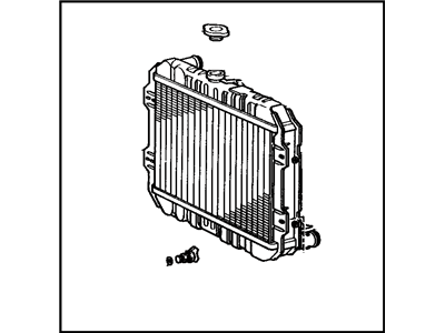 1980 Toyota Corona Radiator - 16400-38140