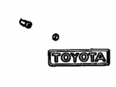Toyota 75441-20170 Rear Name Plate, No.1