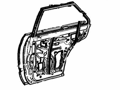 Toyota 67004-91263 Panel Sub-Assy, Rear Door, LH