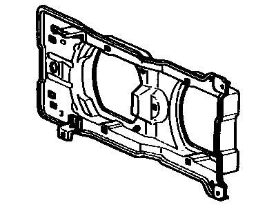 Toyota 81105-20360 Passenger Side Headlamp Housing Sub-Assembly