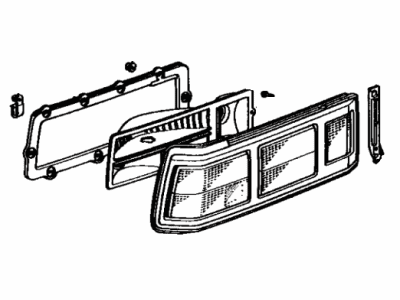 Toyota 81506-29116 Lamp Sub-Assy, Rear Combination, LH