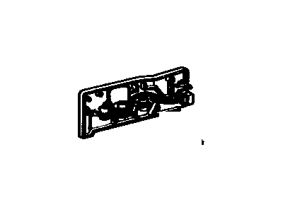 Toyota 81555-20500 Socket & Wire Sub-Assy, Rear Combination Lamp, RH