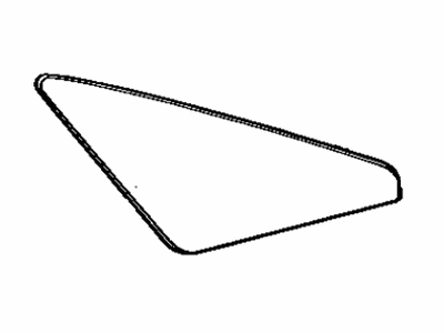 Toyota 62711-20031 Glass, Quarter Window, RH