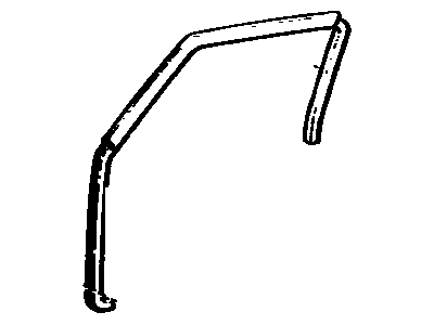 Toyota 62451-20010-02 GARNISH Assembly, Roof Side Rail, RH