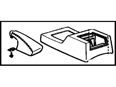 Toyota 58828-20020 Bracket, Console Box, Lower