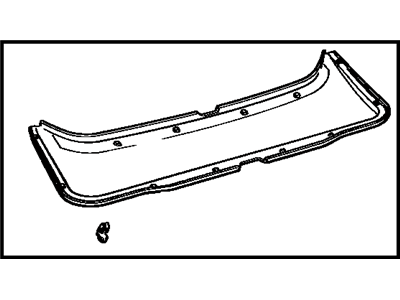 Toyota 64781-20020-01 Board, Back Door Trim