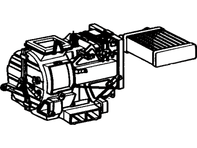 1979 Toyota Corona Heater Core - 87107-20250