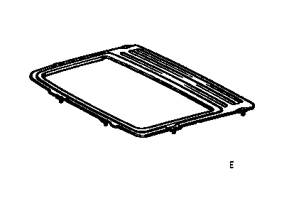 Toyota 63141-20010 Reinforcement Sub-Assembly, Roof Panel, Center