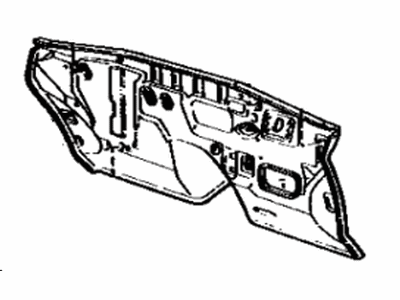 Toyota 55101-20910 Panel Sub-Assy, Dash