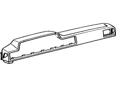 Toyota 55401-20390-02 Safety Pad Sub-Assy, Instrument Panel, Upper