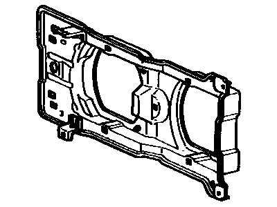 Toyota 81106-20360 Driver Side Headlamp Housing Sub-Assembly