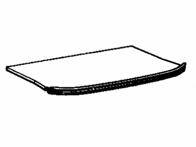 Toyota 64330-20290-01 Panel Assembly, Package Tray Trim
