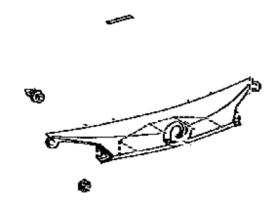 Toyota 76801-0R901 GARNISH Sub-Assembly Back Doo