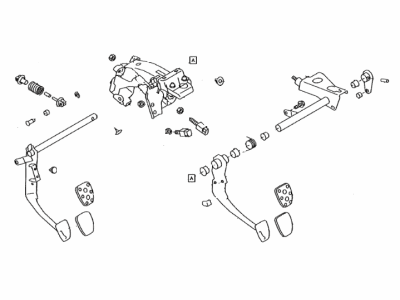 Toyota SU003-00959 Pedal Assembly-Brake Las