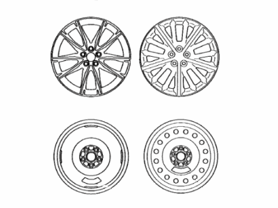 Toyota SU003-07366 Disc Wheel Al 17